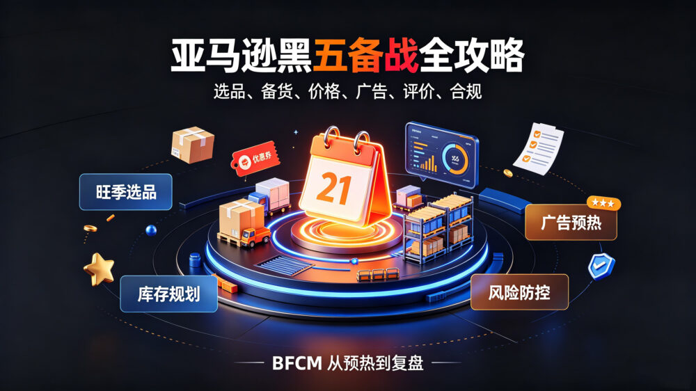 黑五旺季｜亚马逊卖家备战实操全攻略｜旺季爆单指南｜库存广告促销一手掌握
